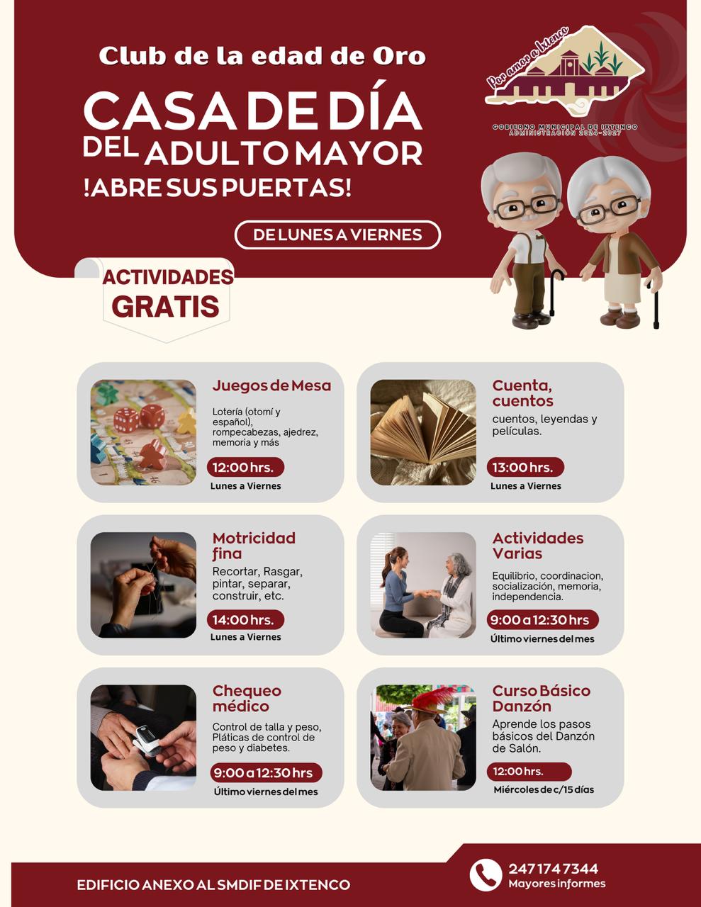 Casa de Día del Adulto Mayor abre sus puertas en&nbsp;Ixtenco