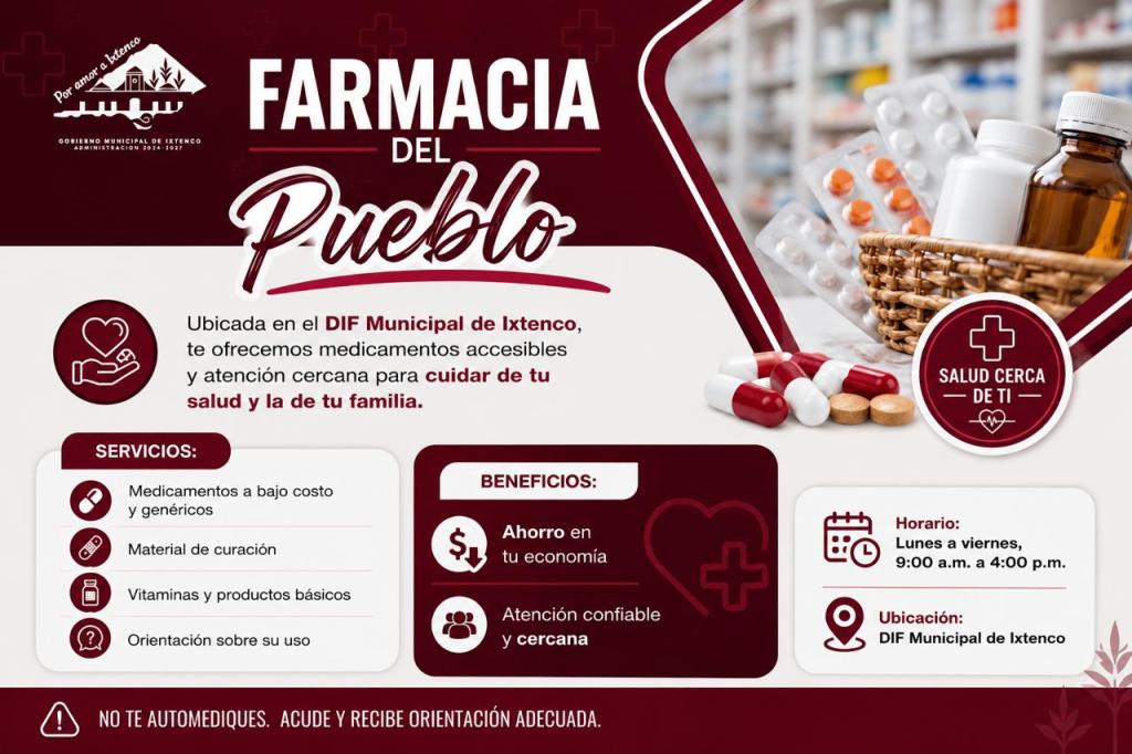 FARMACIA DEL PUEBLO: ATENCIÓN CERCANA PARA LAS FAMILIAS DE&nbsp;IXTENCO