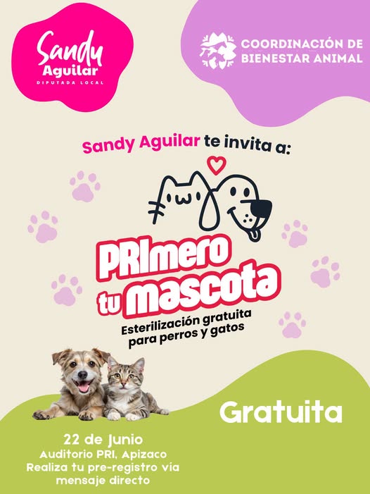 ¡Esterilización Gratuita en&nbsp;Apizaco!