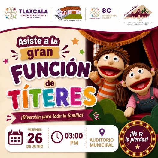 Los invito a disfrutar de una tarde llena de diversión, imaginación y alegría para toda la&nbsp;familia