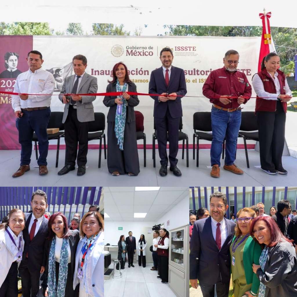 ¡Salud al alcance de tu trabajo! Lorena Cuéllar y Martí Batres inauguran 10 nuevos consultorios del ISSSTE en&nbsp;Tlaxcala