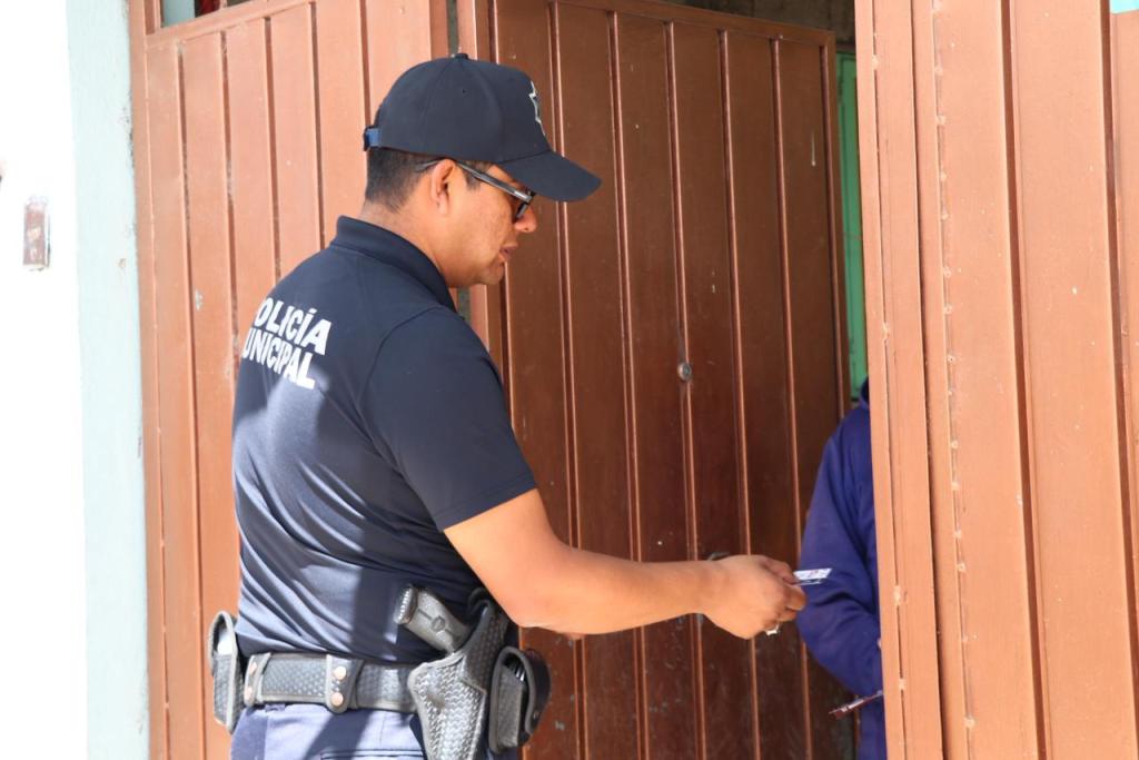 SEGURIDAD PÚBLICA ESCUCHA Y ATIENDE A LAS FAMILIAS DE IXTENCO