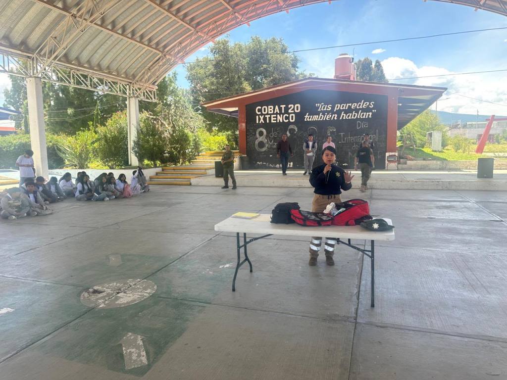 PROTECCIÓN CIVIL PREPARA A JÓVENES DE IXTENCO PARA RESPONDER ANTE EMERGENCIAS